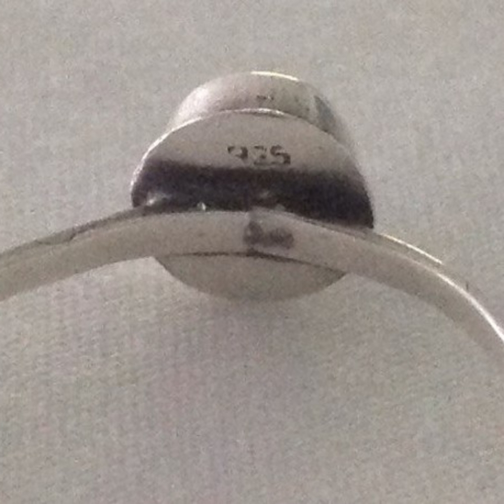 Sterling silver Larimar ring - Picture 3 of 8